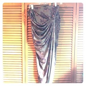 Floral wrap skirt size large